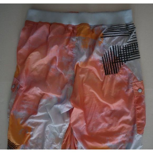 FP Movement OB1416550 Women's Sz S Pink/Blue Combo Color Burst Hike Pants - Picture 7 of 10